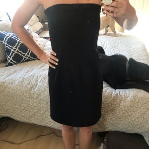 Saks 5th Black strapless cocktail dress